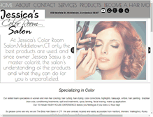 Tablet Screenshot of jessicascolorroom.com